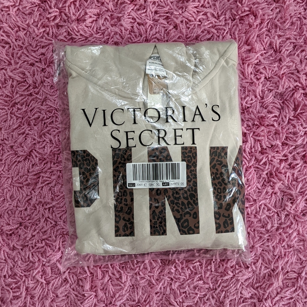 PINK FLEECE CROPPED CINCHED CAMPUS HOODIE